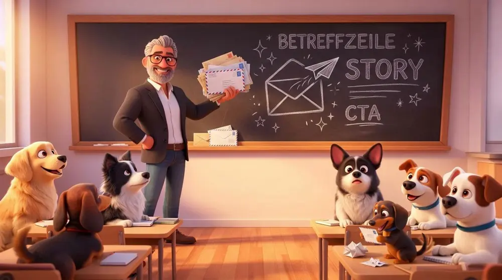 Michael Lederer teaching Email marketing for animal professionals