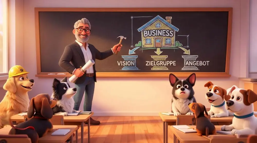 Michael Lederer teaching Foundation: Start your animal business
