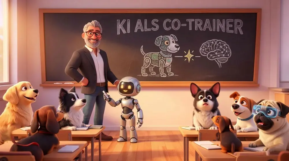 Michael Lederer teaching Thriving with AI in the animal business