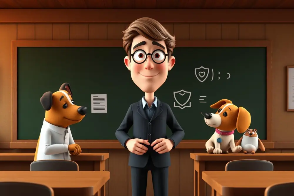 Michael Lederer teaching Legal & GDPR for animal professionals